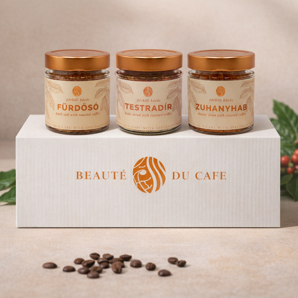 Beauté du café - Pörkölt kávés díszdoboz